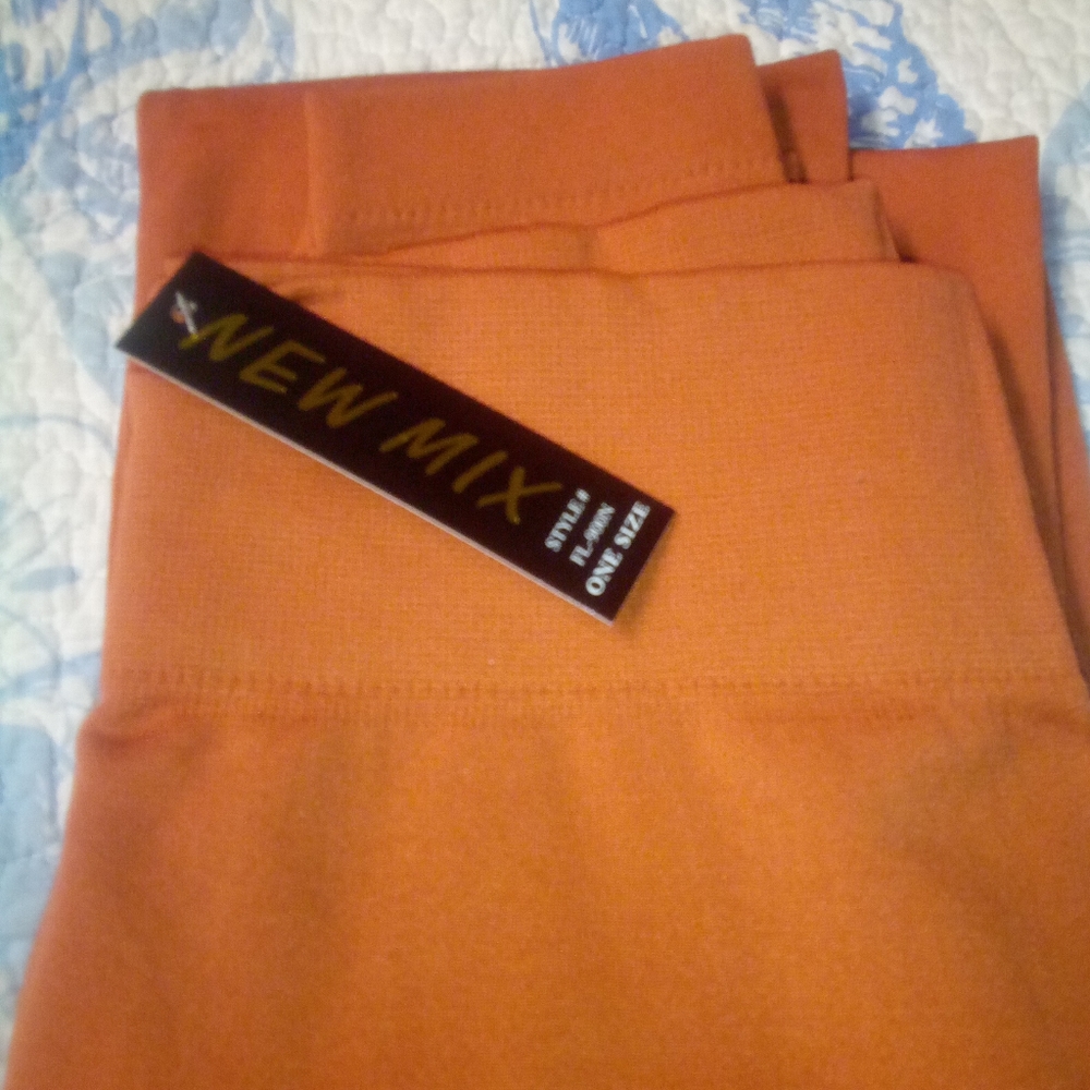 New mix leggings one size fits all orange color